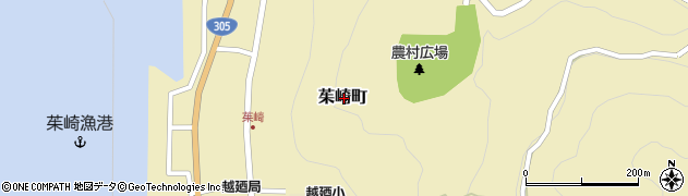 福井県福井市茱崎町周辺の地図