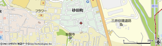 埼玉県東松山市砂田町8周辺の地図