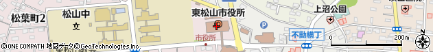 埼玉県東松山市周辺の地図