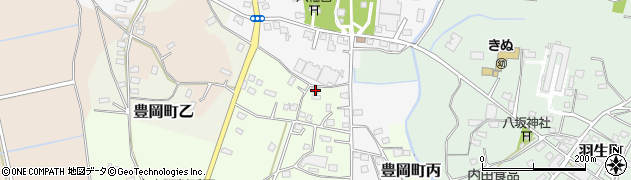 茨城県常総市豊岡町丙3642周辺の地図