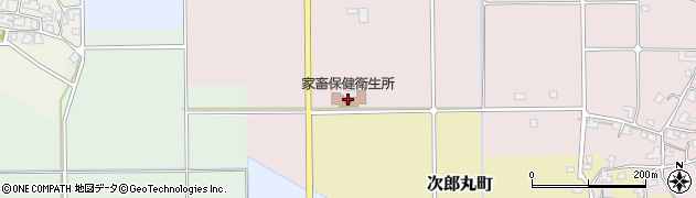 福井県庁舎　出先機関家畜保健衛生所周辺の地図