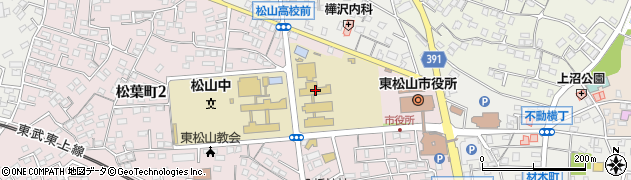 東松山市立松山第一小学校周辺の地図