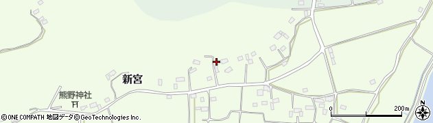 茨城県行方市新宮745周辺の地図