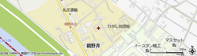 千葉県野田市親野井117周辺の地図