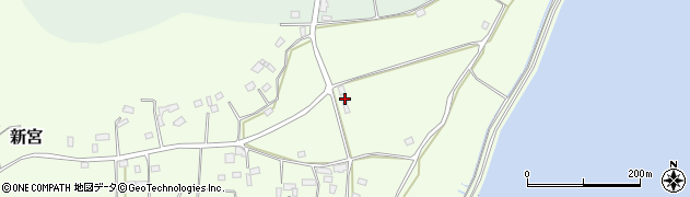 茨城県行方市新宮957周辺の地図