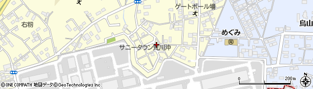 茨城県土浦市右籾2681周辺の地図