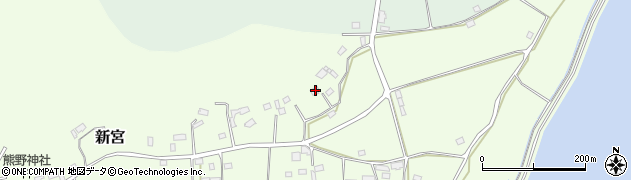 茨城県行方市新宮1002周辺の地図
