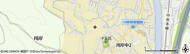 長野県岡谷市川岸中周辺の地図