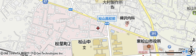 給湯器の修理サービス２４東松山松葉店周辺の地図