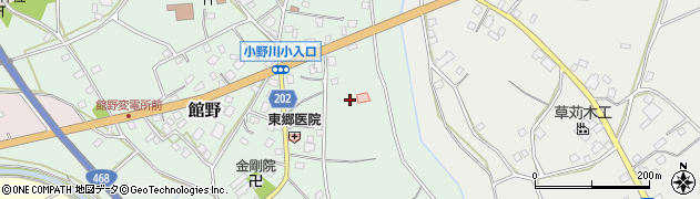 茨城県つくば市館野周辺の地図