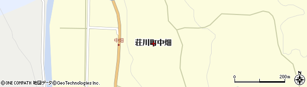 岐阜県高山市荘川町中畑周辺の地図