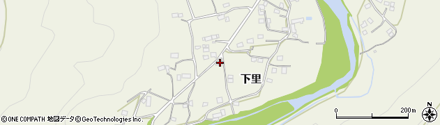 埼玉県比企郡小川町下里731周辺の地図