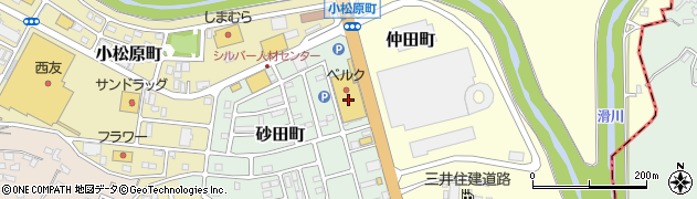 武蔵野銀行ベルク砂田店 ＡＴＭ周辺の地図