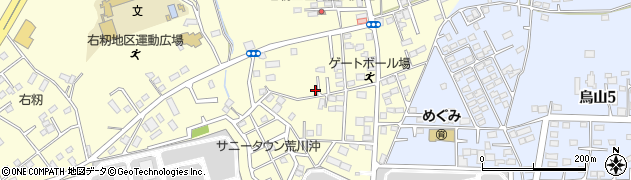 茨城県土浦市右籾2658周辺の地図