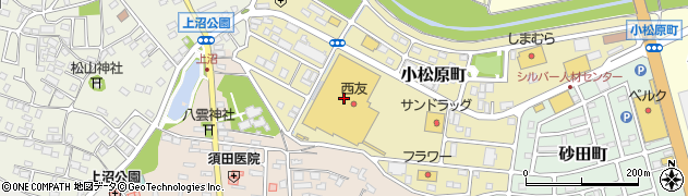 埼玉りそな銀行西友東松山店 ＡＴＭ周辺の地図