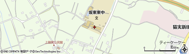 坂東市立東中学校周辺の地図