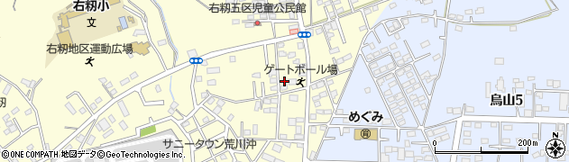 茨城県土浦市右籾2647周辺の地図