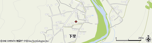 埼玉県比企郡小川町下里851周辺の地図