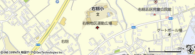 茨城県土浦市右籾1601周辺の地図