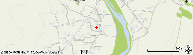 埼玉県比企郡小川町下里823周辺の地図