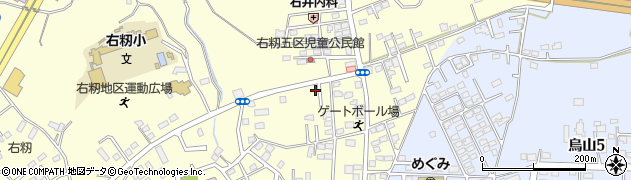茨城県土浦市右籾2631周辺の地図