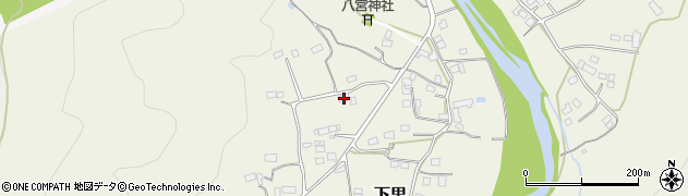 埼玉県比企郡小川町下里870周辺の地図