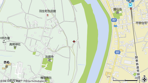 〒300-2513 茨城県常総市羽生町の地図