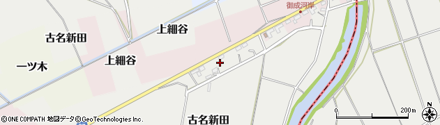 埼玉県比企郡吉見町古名新田118周辺の地図