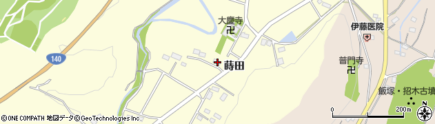 埼玉県秩父市蒔田833周辺の地図