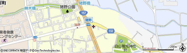 福井県勝山市猪野7周辺の地図