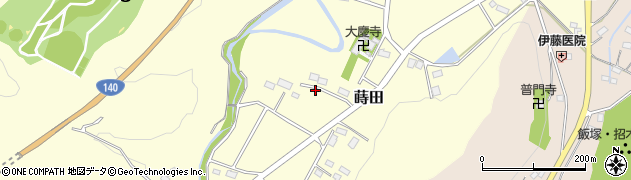 埼玉県秩父市蒔田888周辺の地図