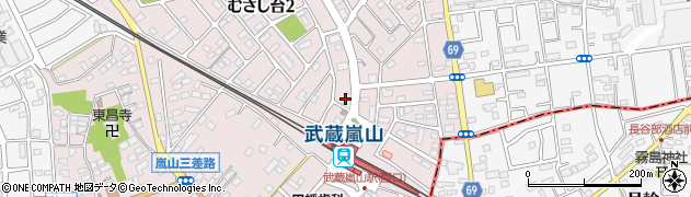 魚民 武蔵嵐山東口駅前店周辺の地図