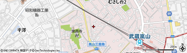 埼玉県比企郡嵐山町菅谷26周辺の地図