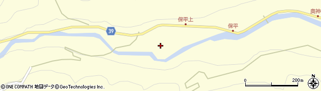 長野県松本市奈川保平402周辺の地図