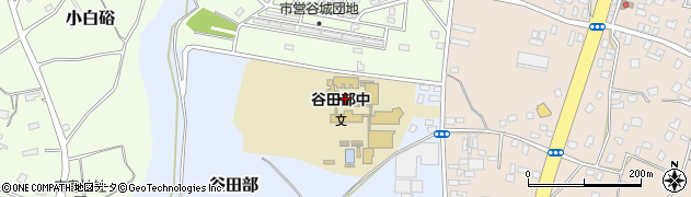 つくば市立谷田部中学校周辺の地図