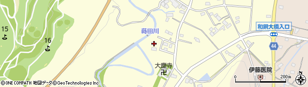 埼玉県秩父市蒔田805周辺の地図