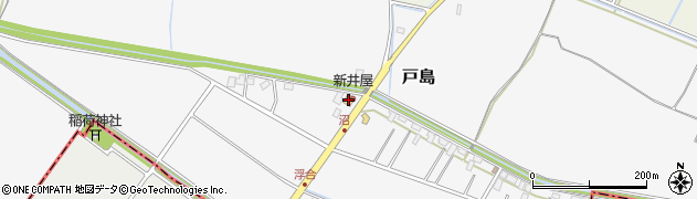 新井屋商店周辺の地図