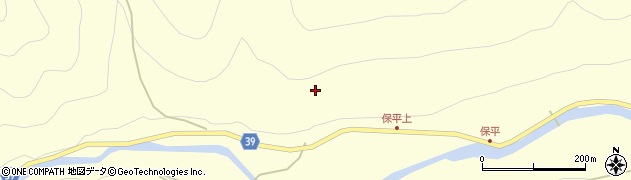 長野県松本市奈川（保平）周辺の地図