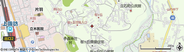 長野県諏訪市上諏訪桜ケ丘9249周辺の地図