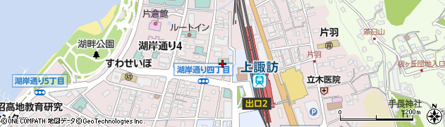 上諏訪ステーションホテル周辺の地図