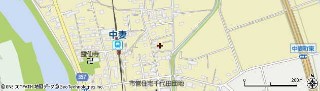 茨城県常総市中妻町952周辺の地図