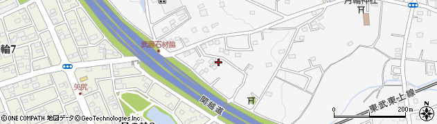 埼玉県比企郡滑川町月輪1344周辺の地図