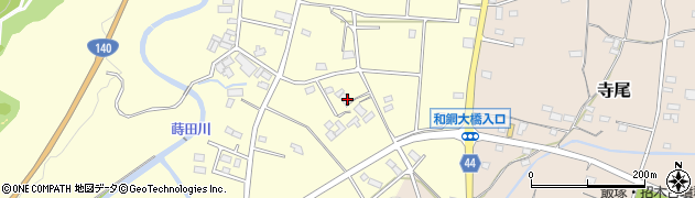 埼玉県秩父市蒔田733周辺の地図