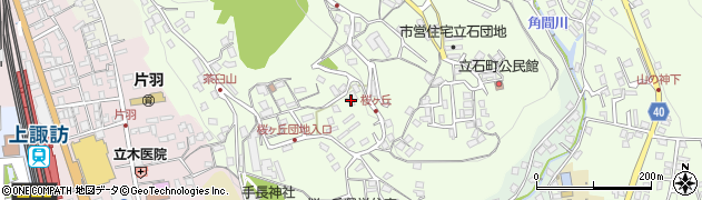長野県諏訪市上諏訪桜ケ丘9265周辺の地図