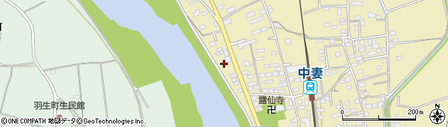 茨城県常総市中妻町635周辺の地図