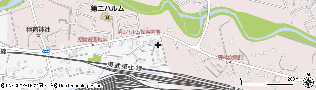埼玉県比企郡滑川町月輪17周辺の地図