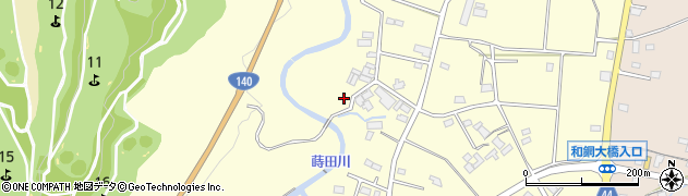 埼玉県秩父市蒔田543周辺の地図
