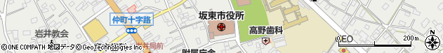 茨城県坂東市周辺の地図