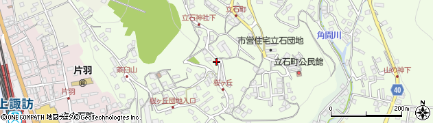 長野県諏訪市上諏訪桜ケ丘9032周辺の地図