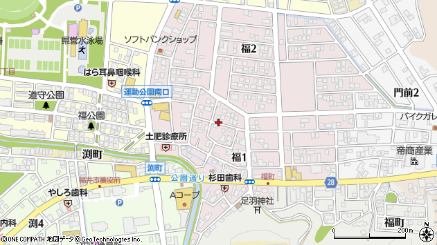 〒918-8027 福井県福井市福の地図